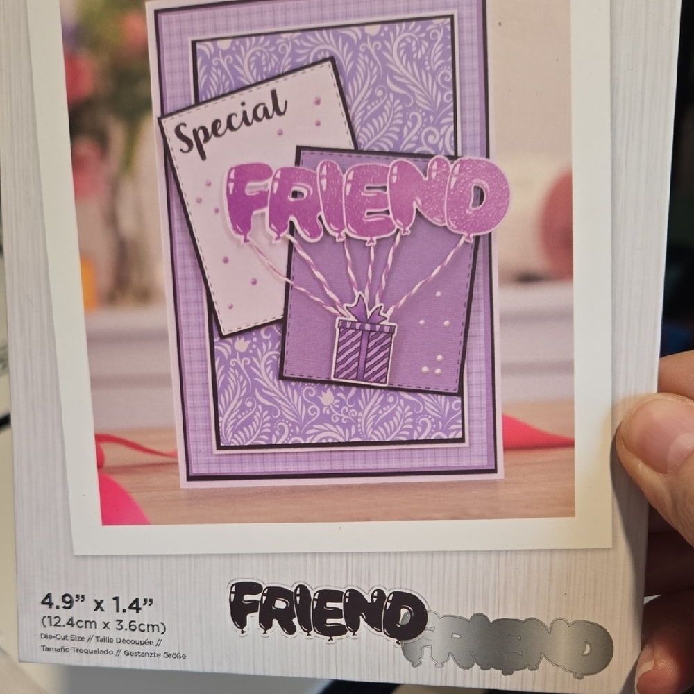 Crafter's Companion Lot Of 8 Balloon Sentiment Stamp And Die Sets NEW - Picture 10 of 16